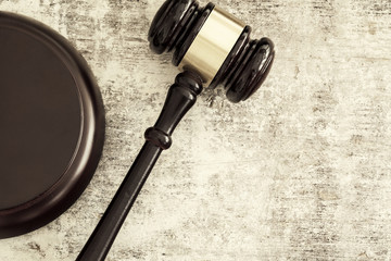 Wooden gavel