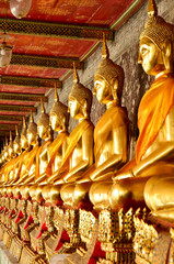 buddha temple wall background statue buddhism 