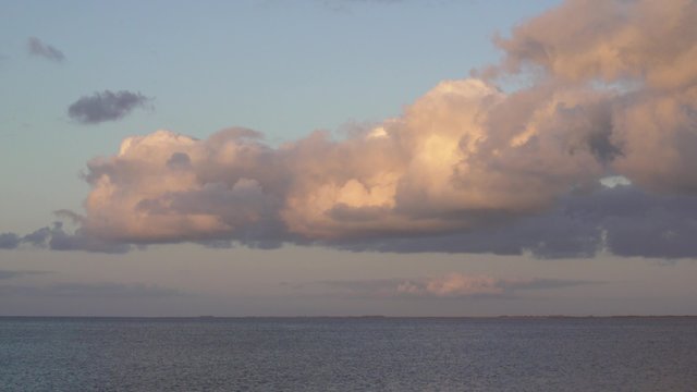Wolkenstimmung am Meer