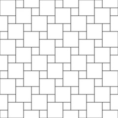 Vector modern seamless pattern squares, ,black and white textile print,stylish background, abstract texture, monochrome fashion design, bed sheets or pillow pattern