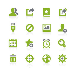 Communication Interface Icons // Natura Series