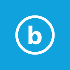Basic font for letter B