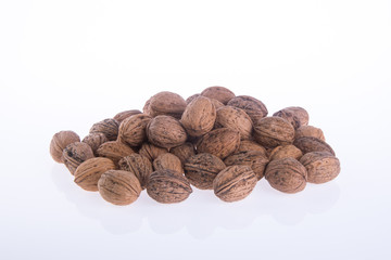 nut. walnut on the background