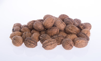 nut. walnut on the background