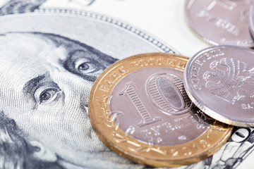 dollar and ruble