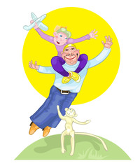 Happy Fathers Day flyer.