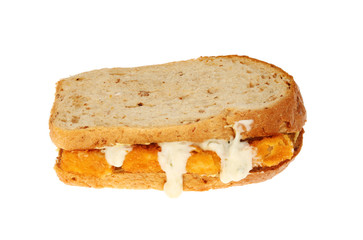 Fish finger sandwich