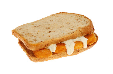 Fish finger sandwich