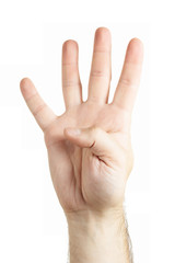 Human hand gesture