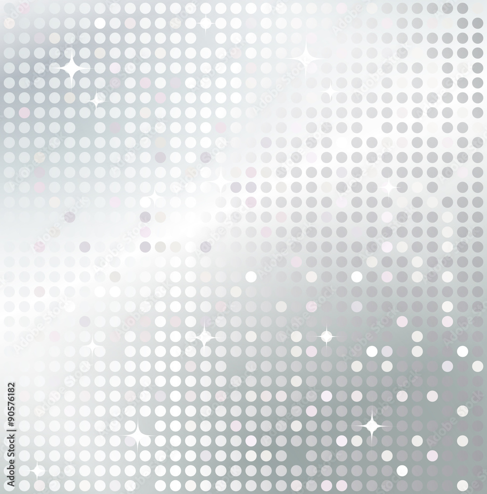 Poster Shiny background with sequins. Template for your design. 