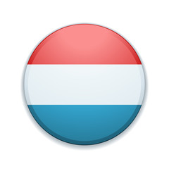 Obraz premium Luxembourg button