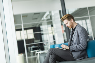 Young man in the office