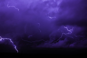 Lightening storm