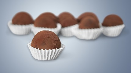 Brown bonbon.