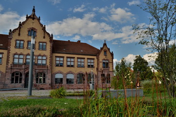 Fototapeta na wymiar Alter Zollhof in Freiburg