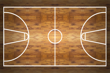 Fototapeta premium Basketball court