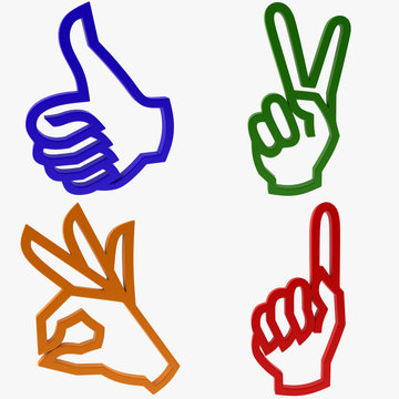 Icon Hand Gesture