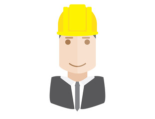 construction architect flat avatar