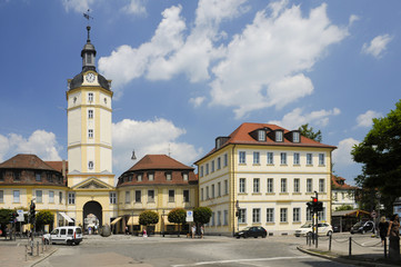Fototapeta na wymiar Stadttor in Ansbach