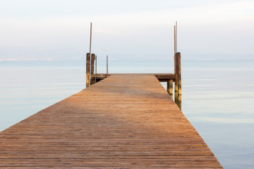 Naklejka premium Small harbor