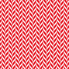 Candy canes vector background. Seamless xmas pattern with red and white candy cane stripes. Cute winter holiday background.