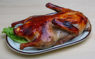 Roasted duck