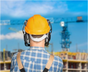 Fototapeta premium Man constructor.