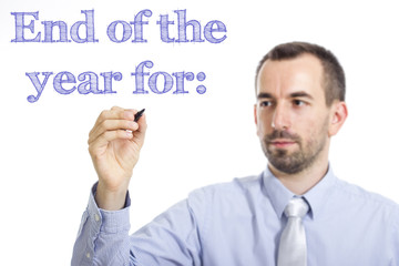 End of the year for: