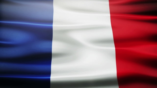 Waving French flag