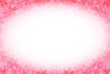 桜　年賀状　フレーム