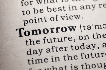 Obraz premium tomorrow