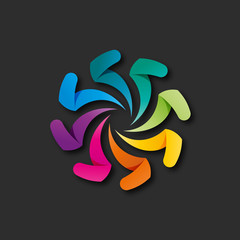 Obraz premium logo design couleur