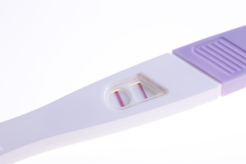 the pregnancy tests positive, isolated