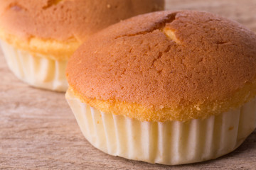 cupcake sweet dessert bakery on wooden board