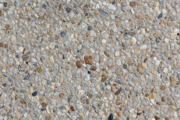 background of sand and small gravel stone texture