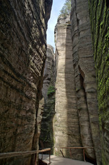 Landscapes rocks in a natural park made in HDR photography