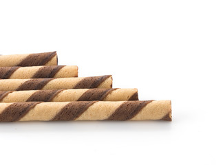 wafer stick on white background