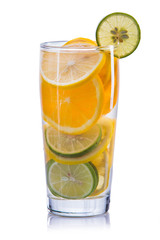  infused water mix of orange, lemon and lime