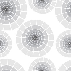 round monochrome seamless
