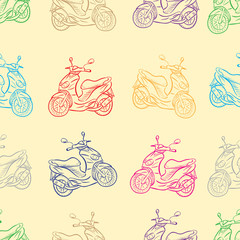 Seamless scooters contours