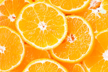 Orange slice for healthy food