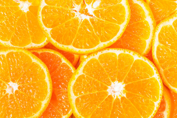 Orange slice for healthy food