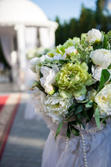 Floral decorations for wedding