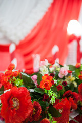 Obraz na płótnie Canvas Floral decorations for wedding
