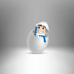 Child in egg