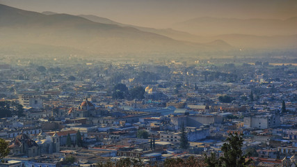 Naklejka premium Sunrise in Oaxaca