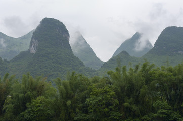 cloudy calcareous mountains