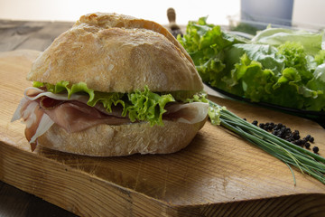 Pane e prosciutto