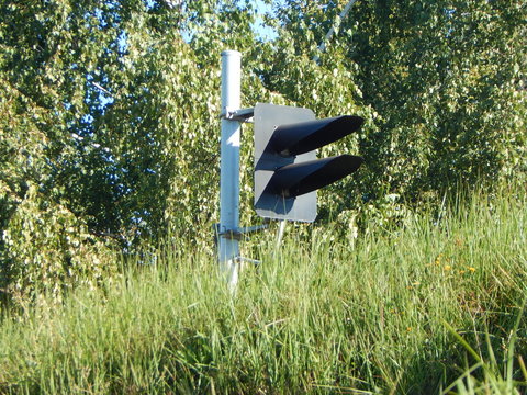 Old railway traffic light