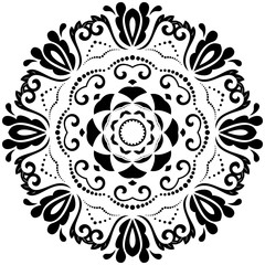 Oriental Abstract Vector Pattern